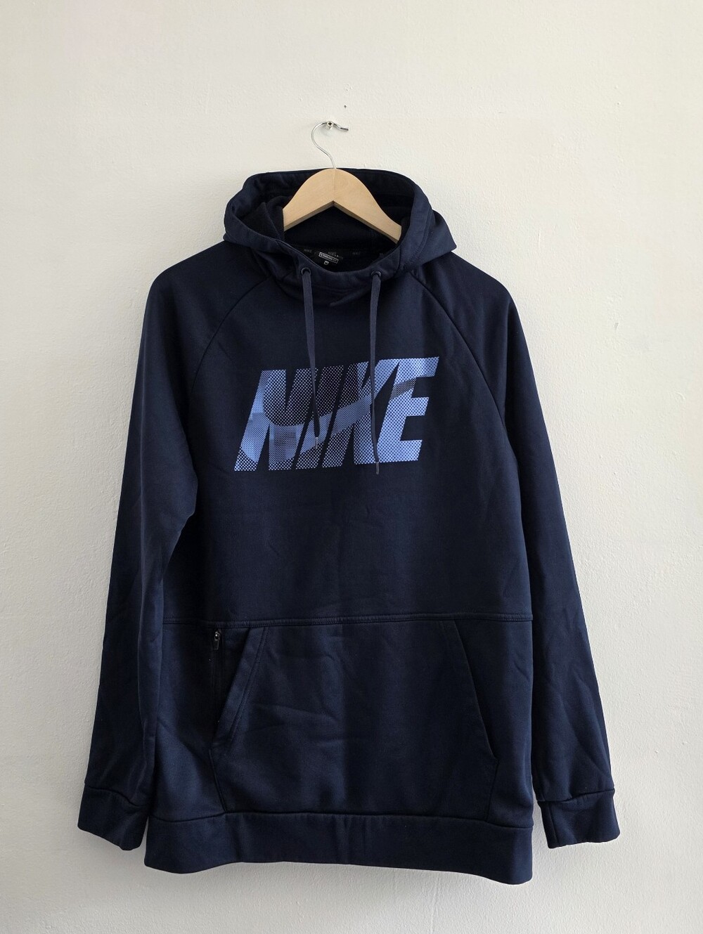 Nike | Navy Blue Pullover Hoodie with Front Pocket